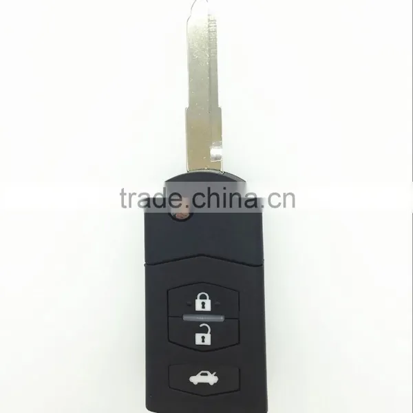 Mazda 6 Car Key, 3 Buttons and Black Color Car Key photo-3