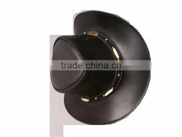 Australian Style Leather Western Hat Cowboy Hat photo-2