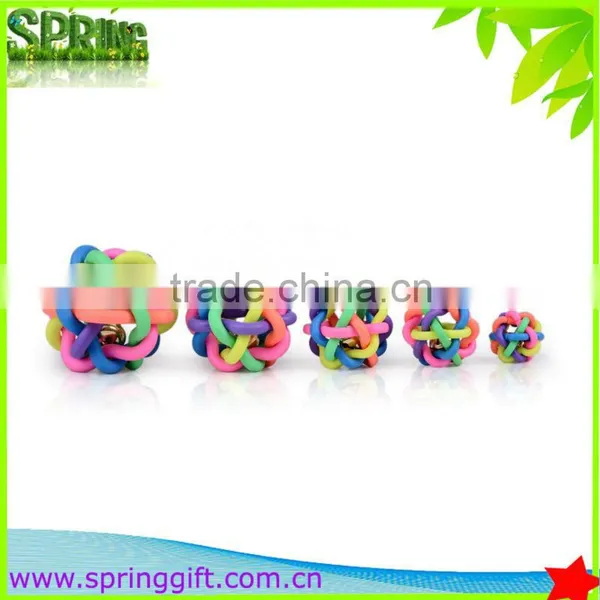 TPR Led Flashing Pet Toy Ball for Pet Dog Chew Rubber Ball Toy With Bells photo-2