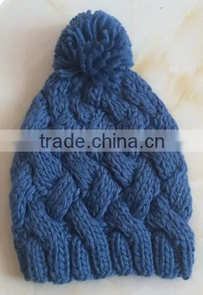 Fashion Pure Color Custom Knitted Cap