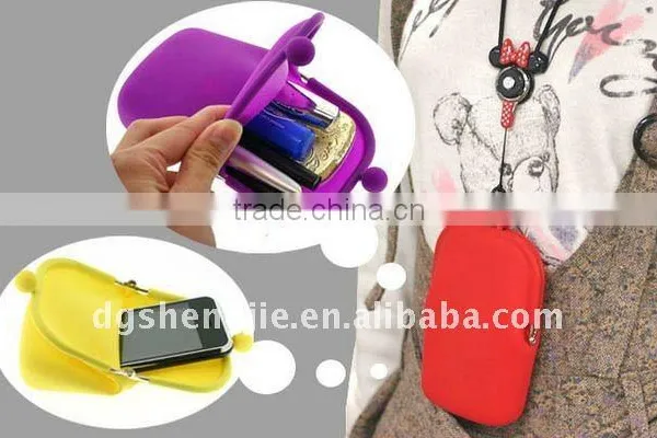 2011hot Selling Silicone Clear Cosmetic Bag