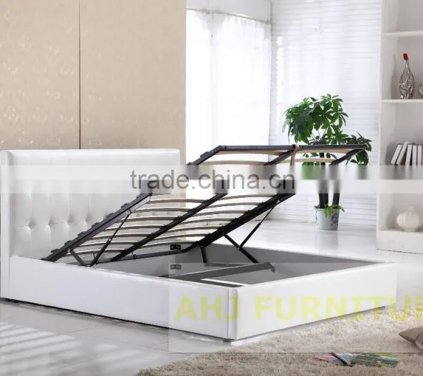 Single Bed With Storage, Hinged Storage Bed, Bed With Storage