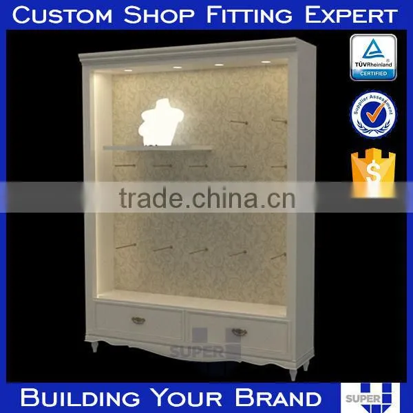 Shop Display Steel Shelving Unit Drawers With Wire Hook photo-3