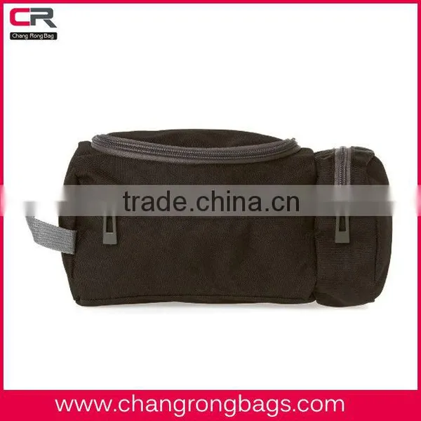 High Quality Durable 600D Outer Tripper Toilet Kit Bag /cosmetic Pouch /Journey Wash Bag With Multi-pocket