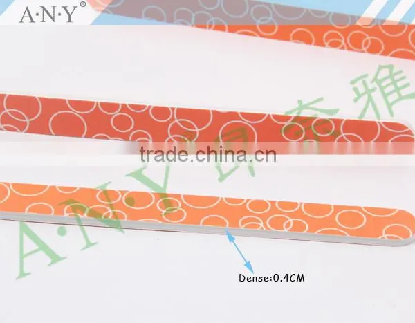 Nail Manicure Orange Emery Sand Paper Round Nail FIle 100/180 photo-4