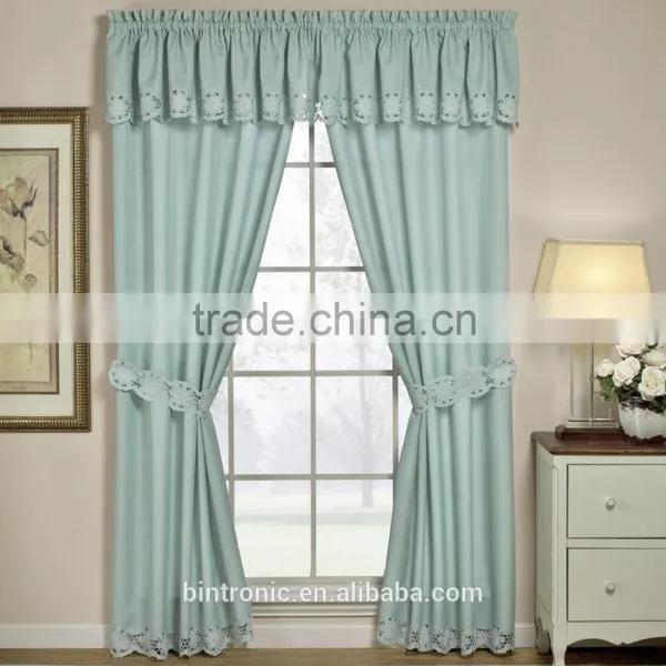 Bintronic Customized Made In Taiwan Electric Screw Rod Driven Track With Curtains Operate Electric Remote Control photo-3