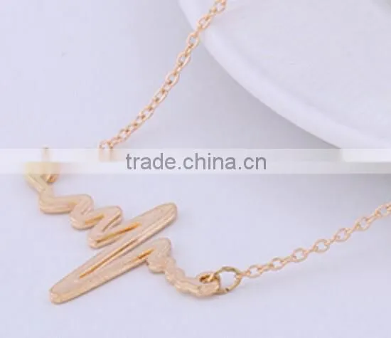 Electrocardiogram Rhythm Heart Beat Necklace Gift for Doctor Nurse photo-4