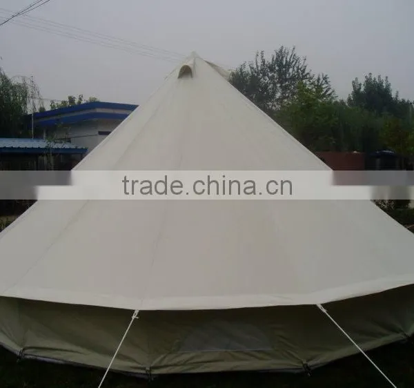 Steel Pole Material and Canvas Fabric Family Tent photo-2