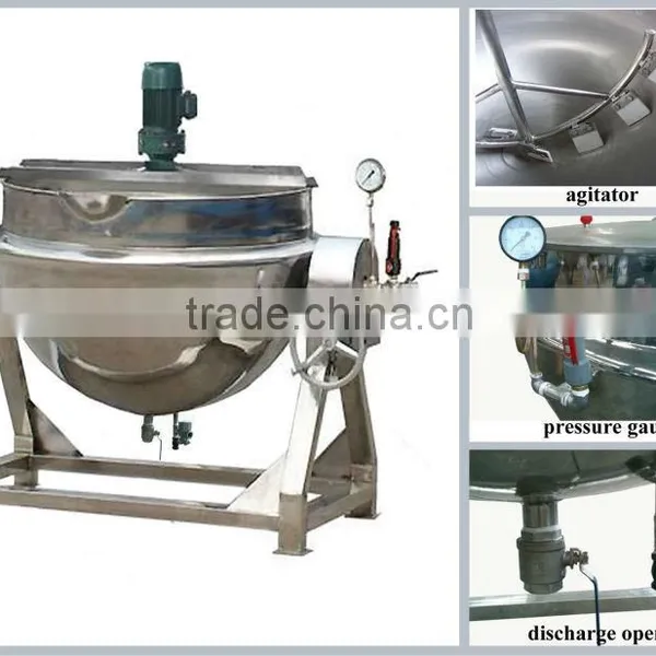 Good Quality Vertical Jacketed Kettle for Tomato Sauce in Low Price photo-6