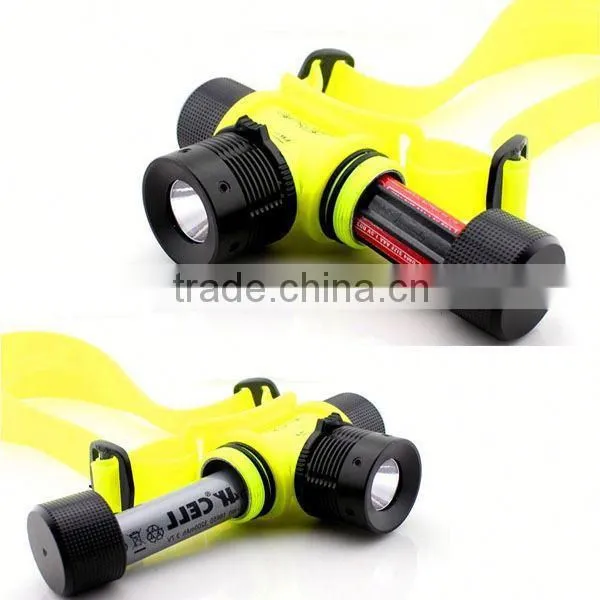 FT50 IPX8 Waterproof Plastic Underwater Diving Led Equipment Rechargeable Underwater Diving Light photo-3