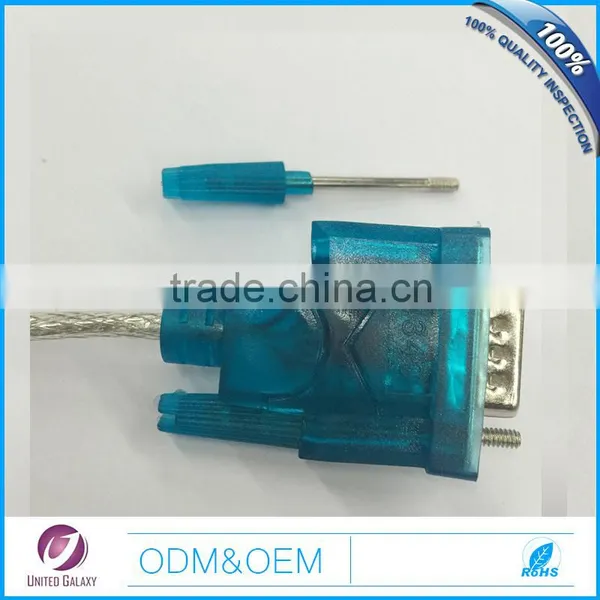 High Quality USB to RS232 DB9 9pin OD5mm PVC Male to Male Cable Use for Iphone Mac Computer photo-3