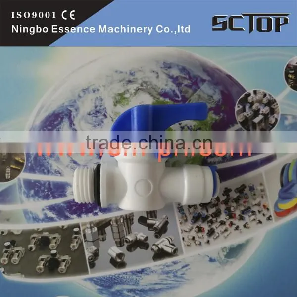 Plastic Tube Fitting Pneutop China Factory Straight Reducing Plastic Pneumatic Pipe Fitting photo-2
