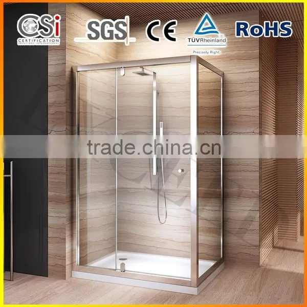 Framed Hinge Rectangle Shower Cabin 800x1200mm 6mm Easy Clean Glass Quality Choice