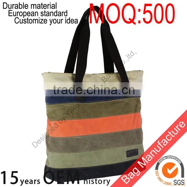 High Quality Recyclable Cotton Carry Bag / Tote Bags for Shopping Women photo-2