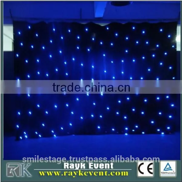 RK 3m*6m Green Red Blue Led Star Curtain Led Curtain Price photo-3