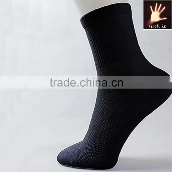 Mens Cotton Sock 5 Color Lot Pairs Solid Athletic Short Dress Mesh Socks Cosy Health photo-2