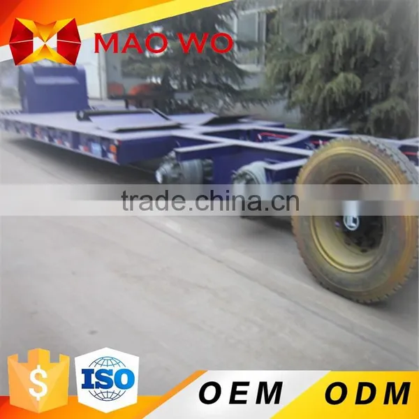 China Manufacturer Tri-axle Air Suspension Drop Deck Low Bed Semi Trailer Quality Choice photo-6