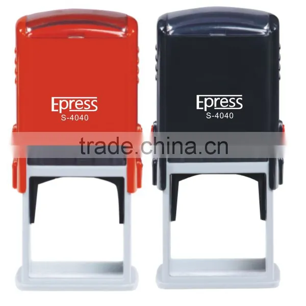 Square 40mm Epress New Speed Inked Stamp, Custom Rubber Stamp, Self-Inking Stamp