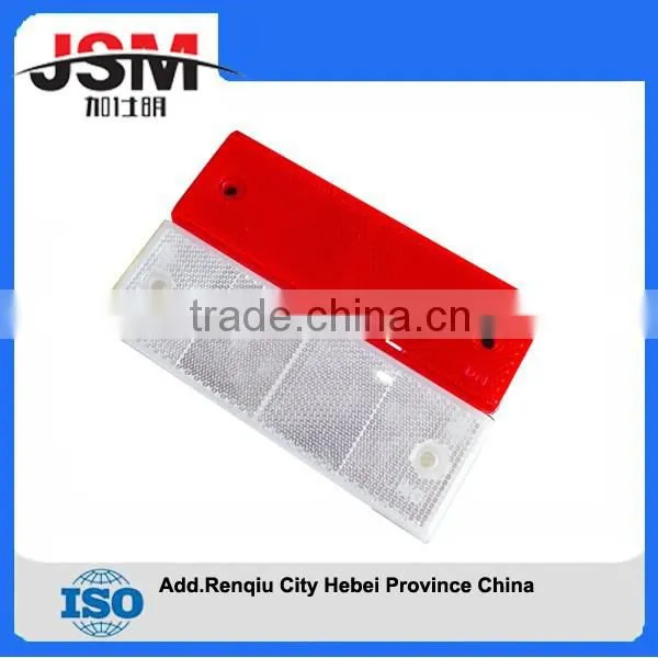 HOT SALE WHITE RED HIGH PRISMATIC TRUCK LORRY REFLECTORS photo-5