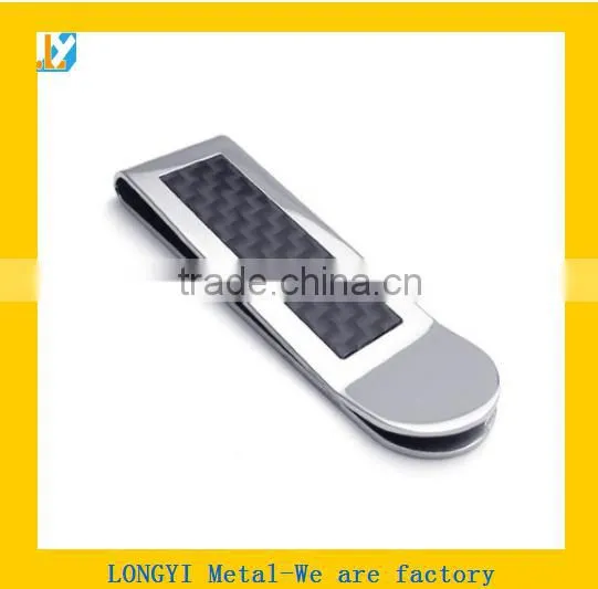 Custom Carbon Fiber Blank Metal Money Clip photo-6
