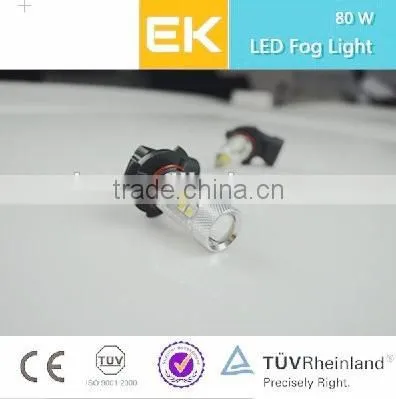 EK LIGHTING LTD 80W 50W Led Fog Light Round Led Led Fog Light Projector Yellow Led Fog Light photo-5