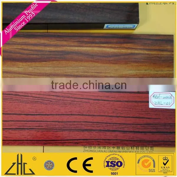 6063 Wood Grain Aluminum Alloy Extrusion for Window Series to Construction photo-5