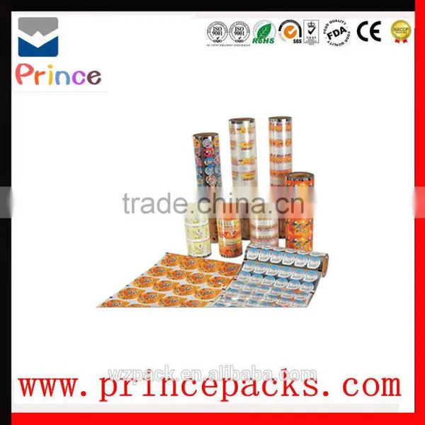Little Cake Laminated Plastic Vacuum Roll Film/ Food Plastic Packaging Film on Roll photo-3