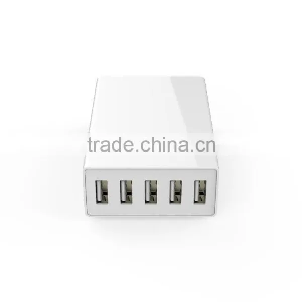 Anti-Fire Rapid Charge Safe Portable 5 Ports USB Extension Socket Wall Charger With 5V 12A Max 60W photo-2