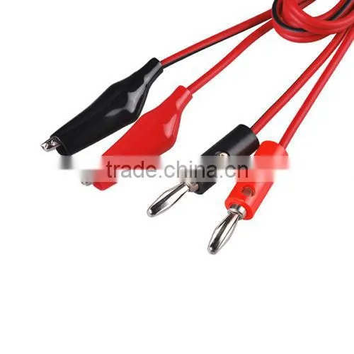 Digital Multimeter Alligator Crocdile Test Jump Lead Clip To Banana Plug Test Lead photo-6