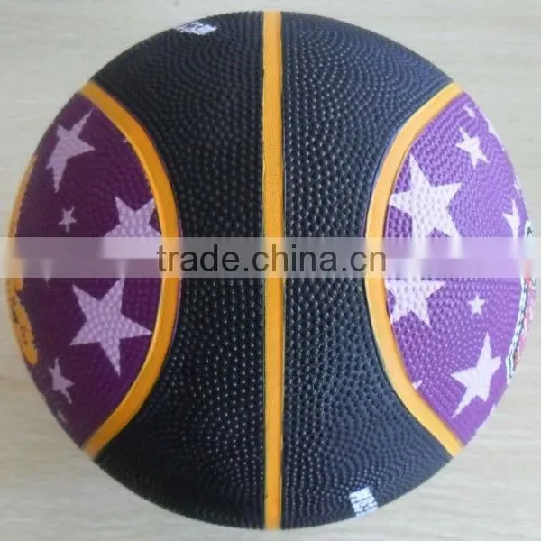 (PU,PVC,rubber) Basketball Official Size 5 Good Quality photo-5