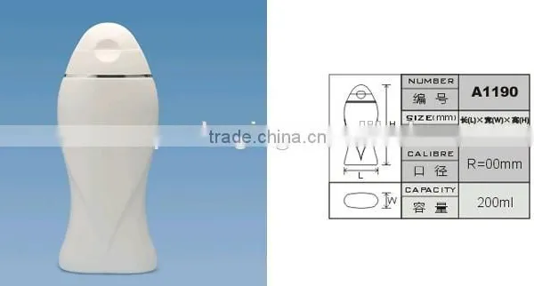 200ml White HDPE Shampoo in Green Bottle photo-2