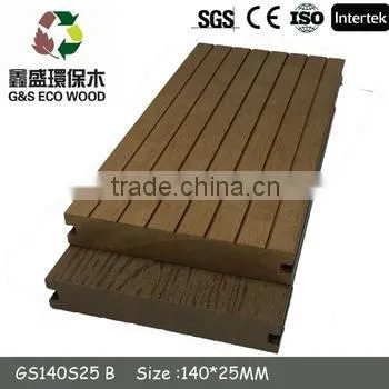 Solid WPC Outdoor Flooring , Eco-friendly Plastic Floor photo-4