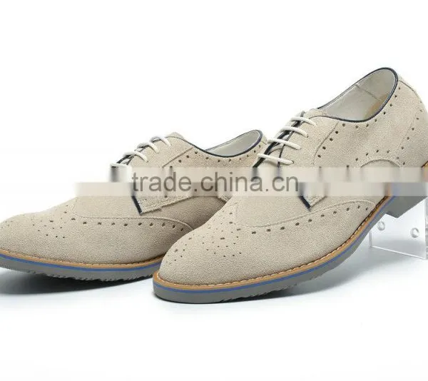High Class Height Increasing Suede Leather Soccer Shoe/shoes on Sale/mens Italian Shoes photo-5