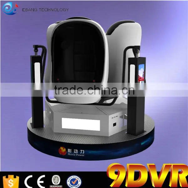 Interactive Game Simulator 9d Egg Vr Cinema With 3 Glasses Helmet photo-4