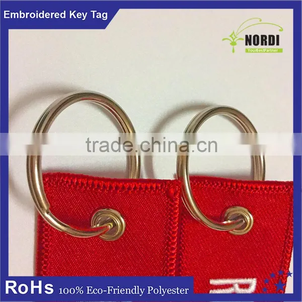 Remove Before Flight Embroidered Keychain photo-5