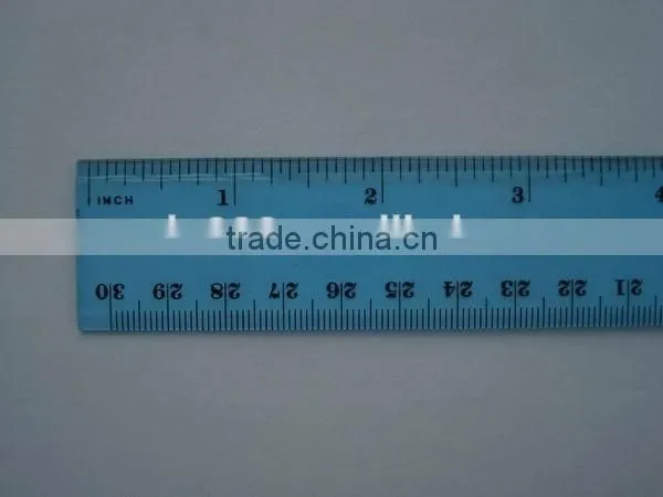 Plastic Straight 30cm Ruler for OEM Design photo-2