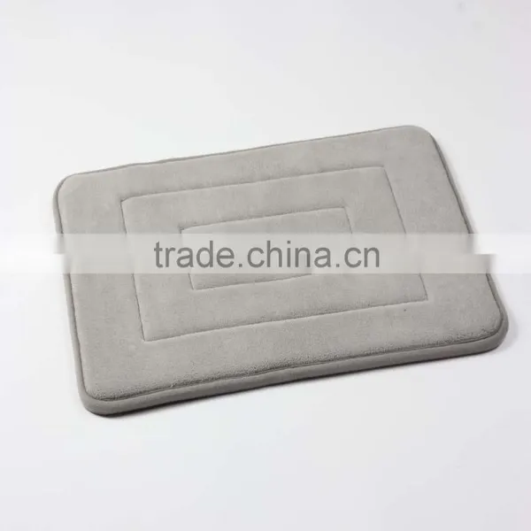 DADA New Design Memory Foam Soft Door Mat Absorbnet Non-skid Rug photo-2