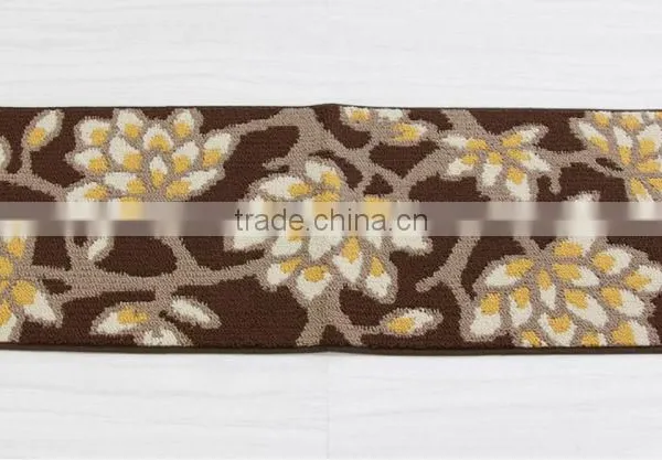 Popular Household Kitchen Rug Flower Poly Propylene Shape Rug
