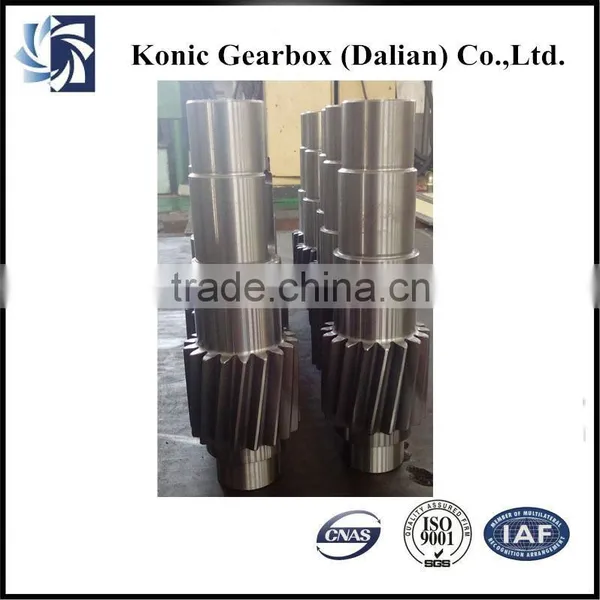 Machinery Steel Spline Gear Shaft Custom Wheel Made in China photo-2
