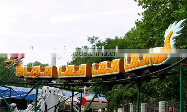 China Factory Fun Park Rides Cheap Roller Coaster Slide Dragon for Sale Amusement Games photo-3