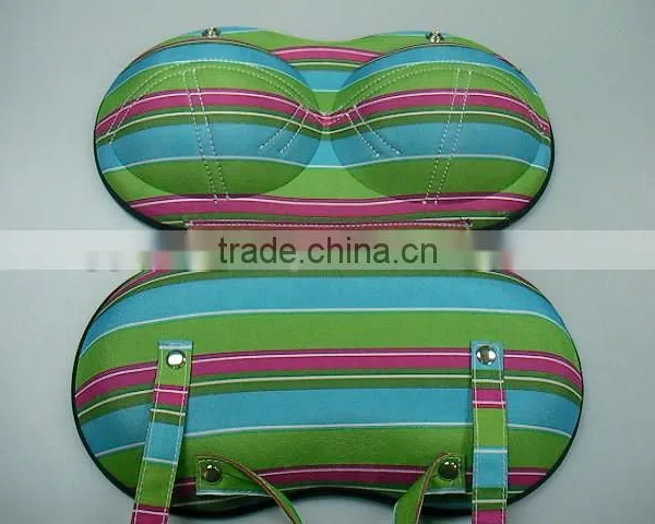 GC-Fashion Good Shaped Denim Fabric Custom Eva Bra Bag for Lady photo-4