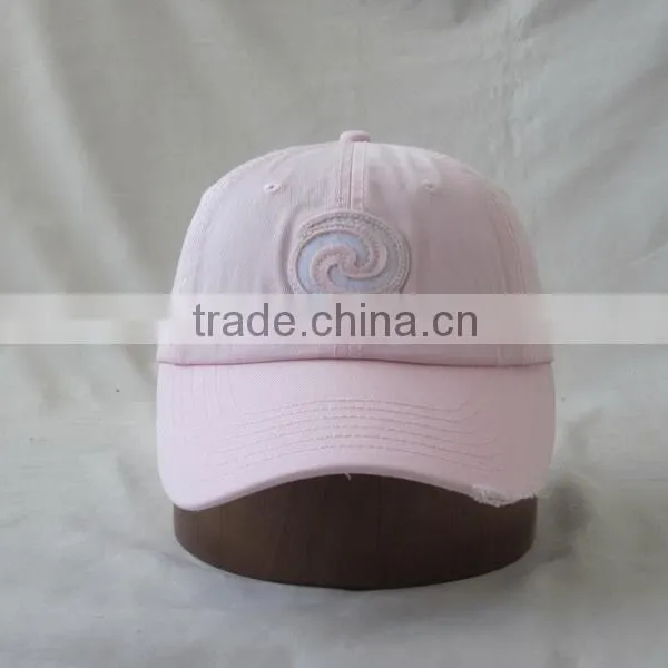 100% Cotton Girls' Washed Cap for Golf photo-2