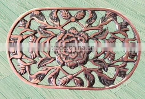 Flower Shape Cast Iron Trivets