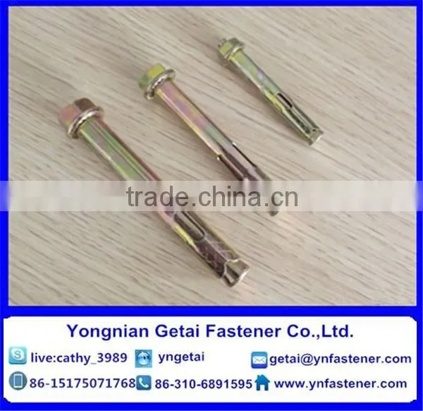 Zinc Yellow Flange Nut Sleeve Anchor photo-3