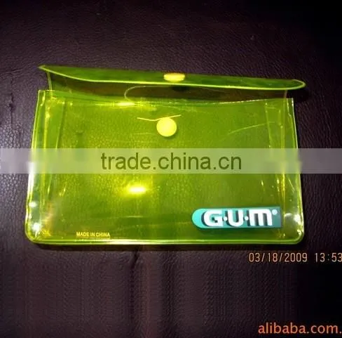 Clear Pvc Plastic Bag With Snap Button photo-2