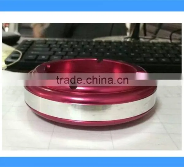 DCA009131RED Hot Sale Red Color Aluminum Round Ashtray, Aluminum Ashtray, Cigarette Ashtray photo-2
