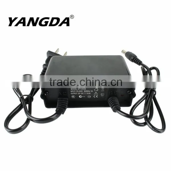 Waterproof Security Power Supply 12V 2A For 4 Surveillance Cameras photo-2