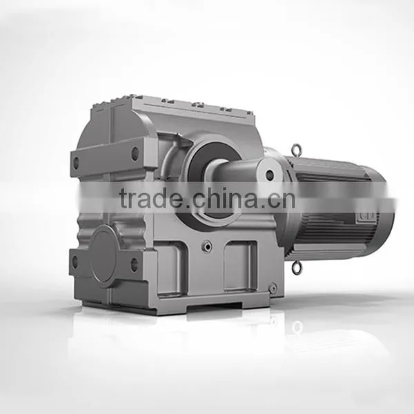 China Manufacturer Guomao S Series Helical Worm Ratio Reduction Gear Box for Cement Mill