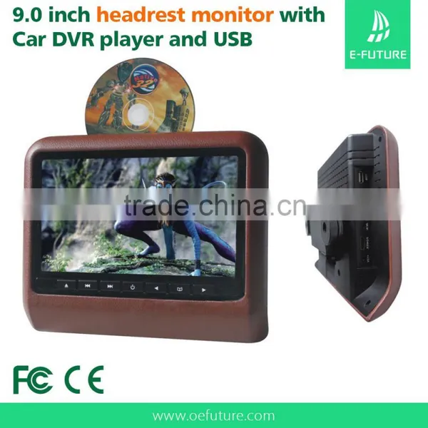 9 Inch Portable Universal Headrest Monitor With DVD Player Car Back Seat LED Monitor photo-6