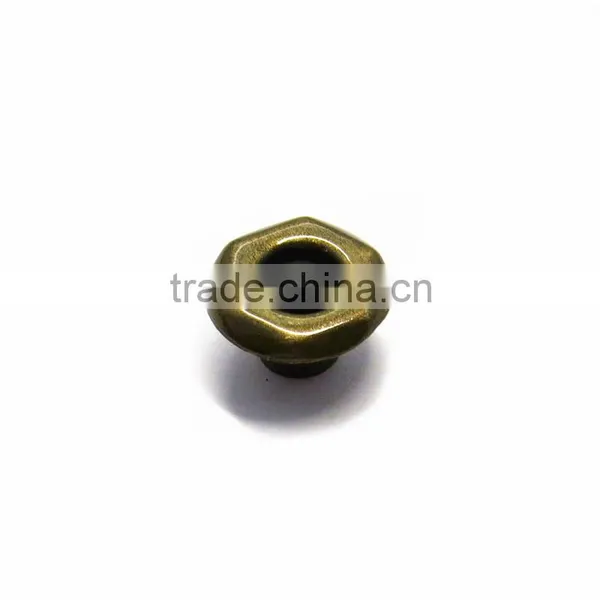 12mm High Quality Metal Hexagon Eyelet For Leather photo-3